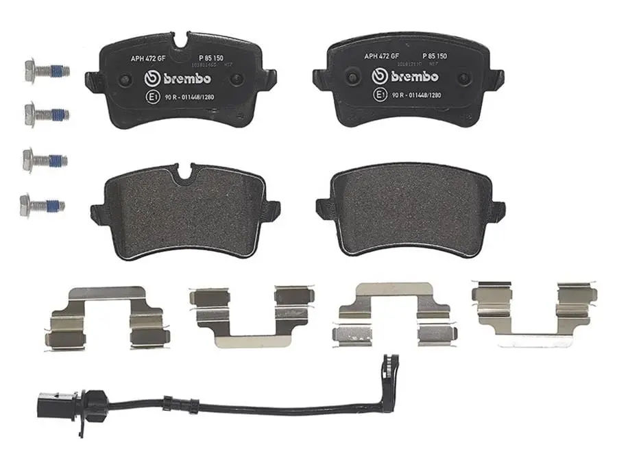 Brembo P85150 Low-Metallic Brake Pads For Balanced Stopping Power 1
