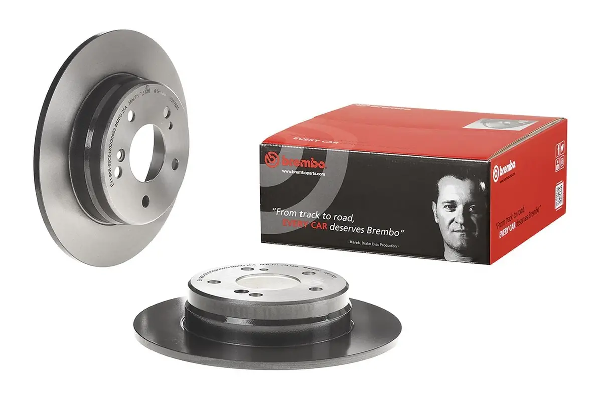 Brembo 08.5178.31 Premium Brake Rotors – Uv-Coated, High-Carbon Cast Iron 1