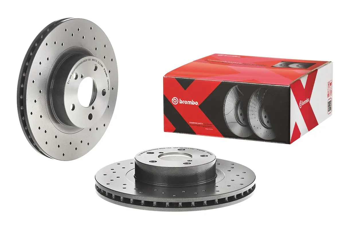 Brembo 09.5674.2X Uv-Coated Premium Brake Rotors 1