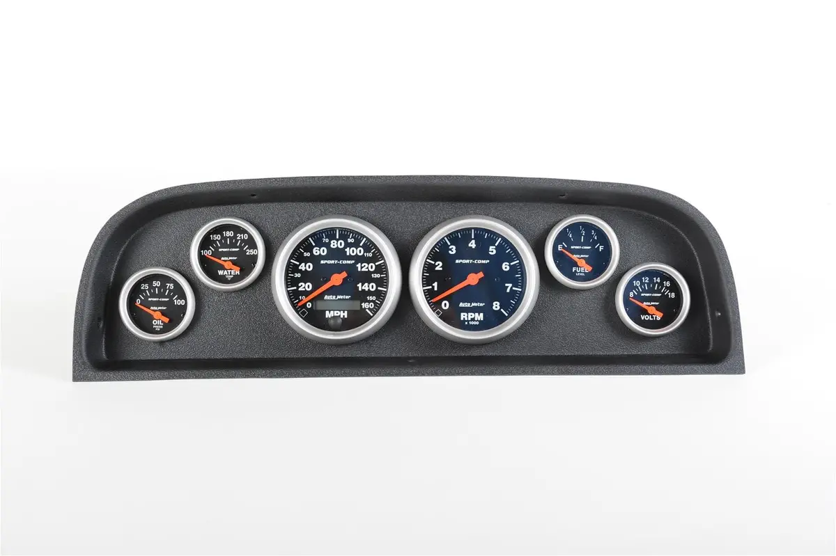 Classic Thunder Road 107600811 Instrument Panel – Pre-Wired With Autometer Gauges 1