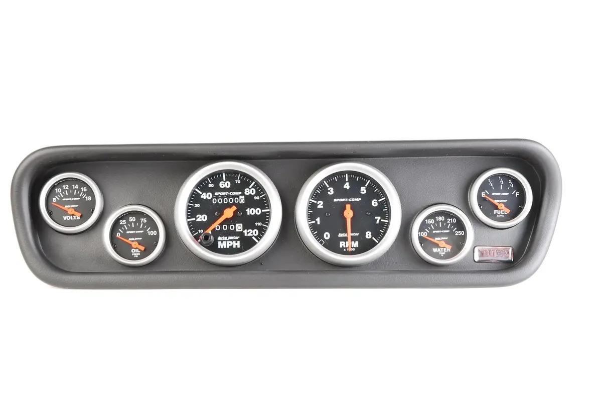 Classic Thunder Road Dash Assembly W/ Autometer Gauges – Part Number 612640211 1