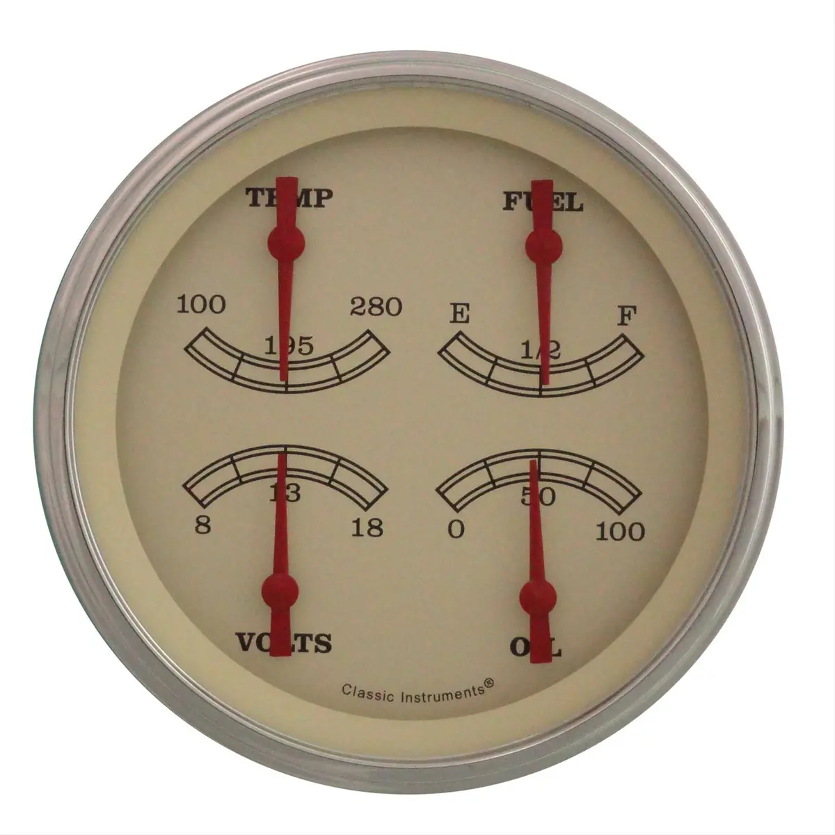 Classic Instruments Vintage-Style Gauge Cluster – Vt75Slf 5-Piece Set 1