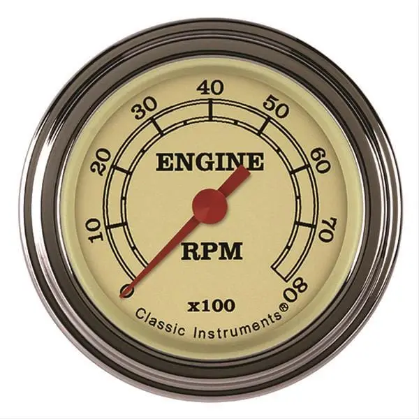 Classic Instruments Vt183Slf Vintage-Style Analog Tachometer 1