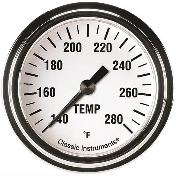 Classic Instruments Wh326Slf-08 White Hot Series Gauges – Led-Illuminated, Customizable Face 1