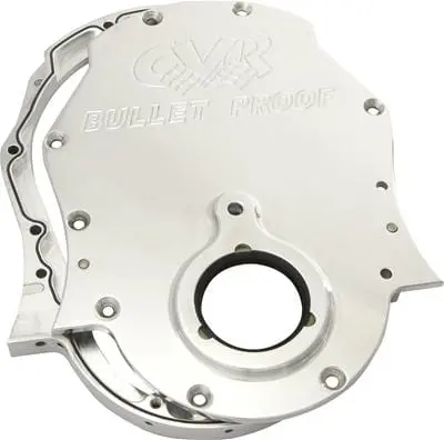 Cvr Aluminum Timing Cover With Clear-Coat Finish For Small-Block Chevy 1