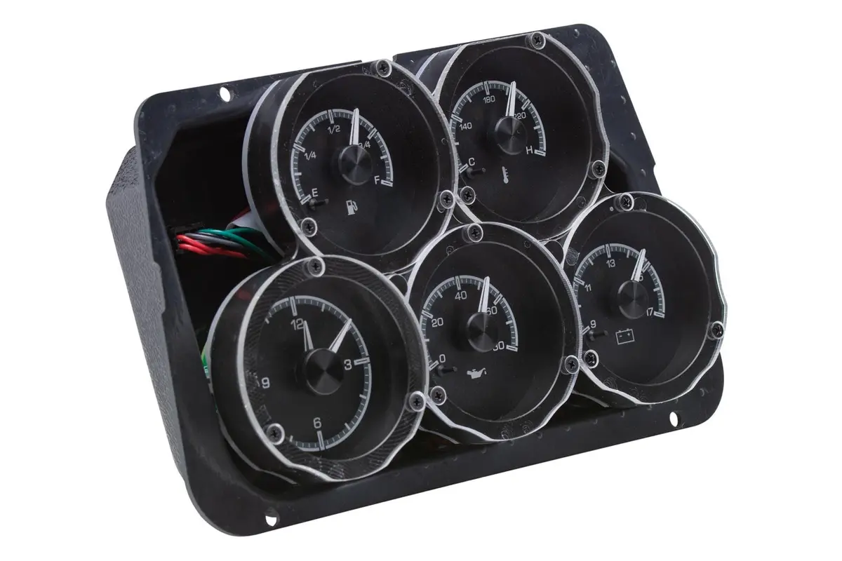 Dakota Digital Hdx-68C-Vet-K Direct-Fit Analog Gauge System 1