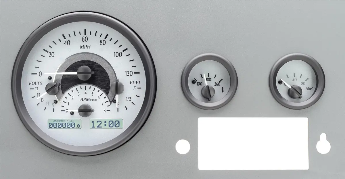 Dakota Digital Vhx-55J-K-B Analog Gauge System With Modern Electronics 1