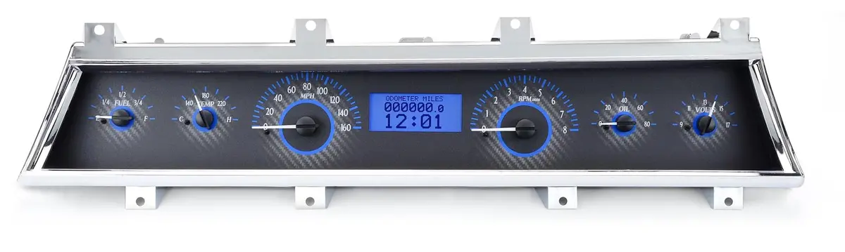 Dakota Digital Vhx-66C-Cvl-C-B Analog Gauge Cluster – Direct-Fit For Classic Vehicles 1