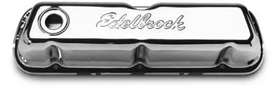Edelbrock Signature Series Chrome Valve Cover – 4460 1