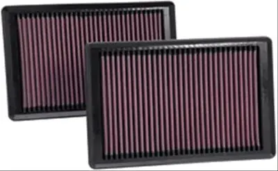 K&N High-Flow Washable Air Filter - Reusable, Lifetime Warranty (33-2445) 1