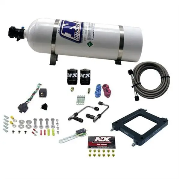 Nitrous Express 60075-15 Gemini Twin-Stage 6-Plate Nitrous System 1