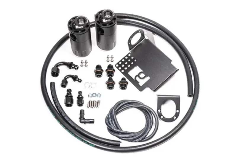 Radium Engineering 20-0099-Fl Dual-Chamber Oil Catch Can 1