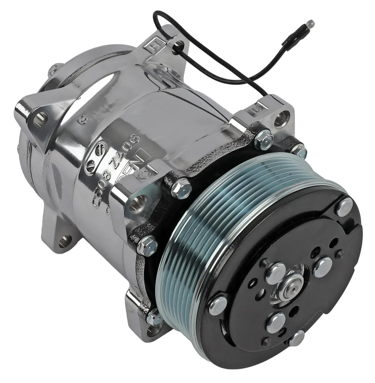 Vintage Air 047003-Muq Compact Air Conditioning Compressor – R134A Compatible 1
