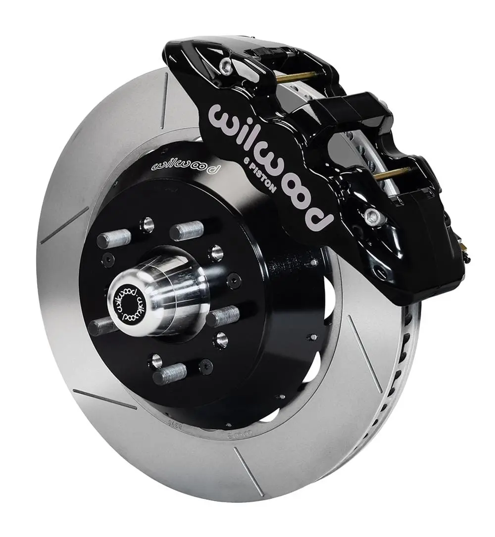 Wilwood 140-10641 Aero6 Big Brake Front Kit – 6-Piston Calipers, Slotted Rotors 1