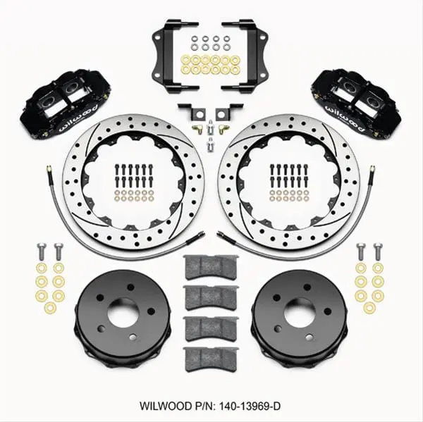 Wilwood Forged Superlite 4R Narrow Rear Brake Kit With Parking Brake – 140-13969-D 1